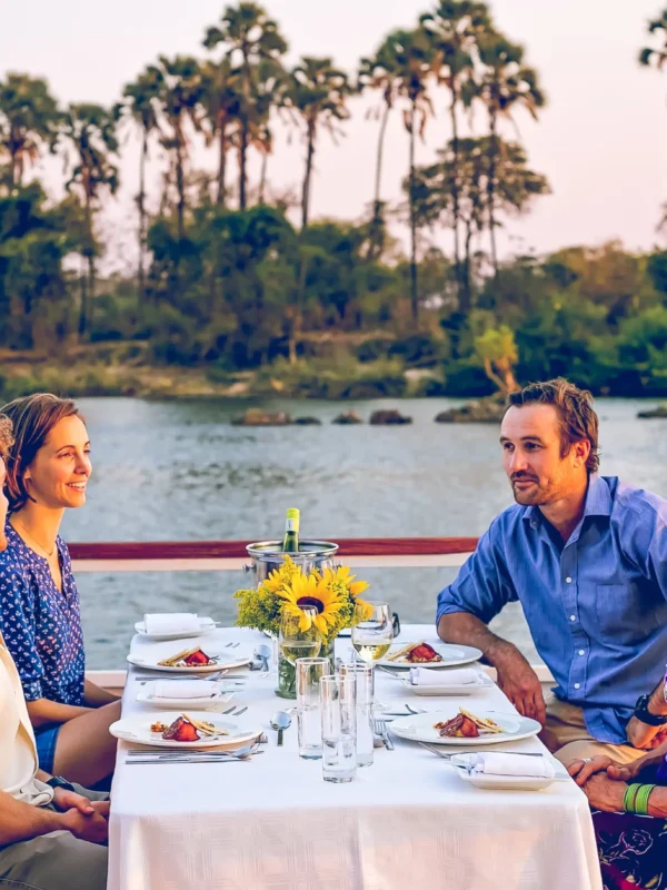 Luxury Private Dining Experience on the Zambezi River