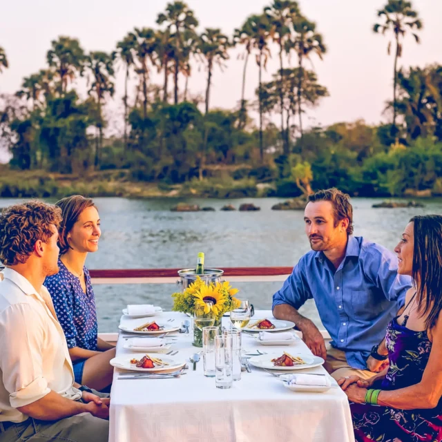 Luxury Private Dining Experience on the Zambezi River