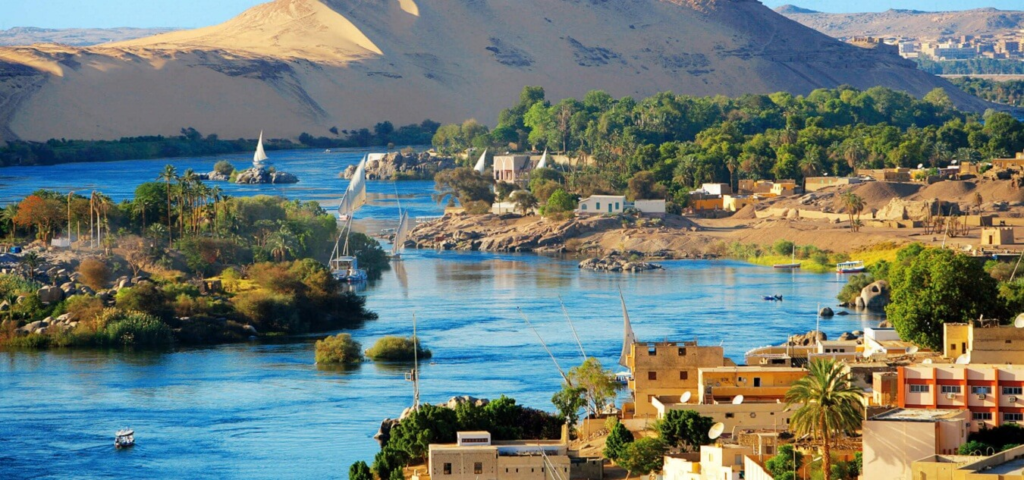 Nile, Egypt. Best Top Romantic Destinations in Africa