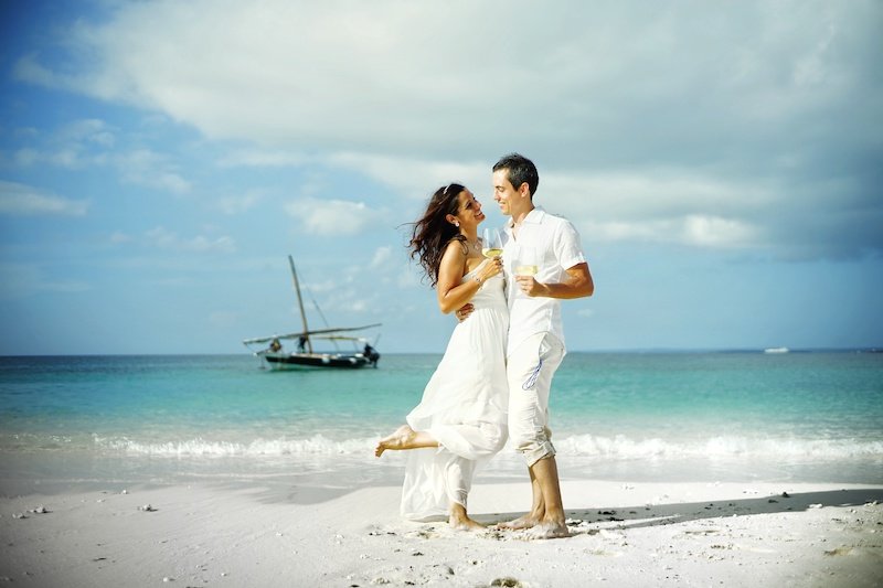 Romantic Beach Honeymoon Africa