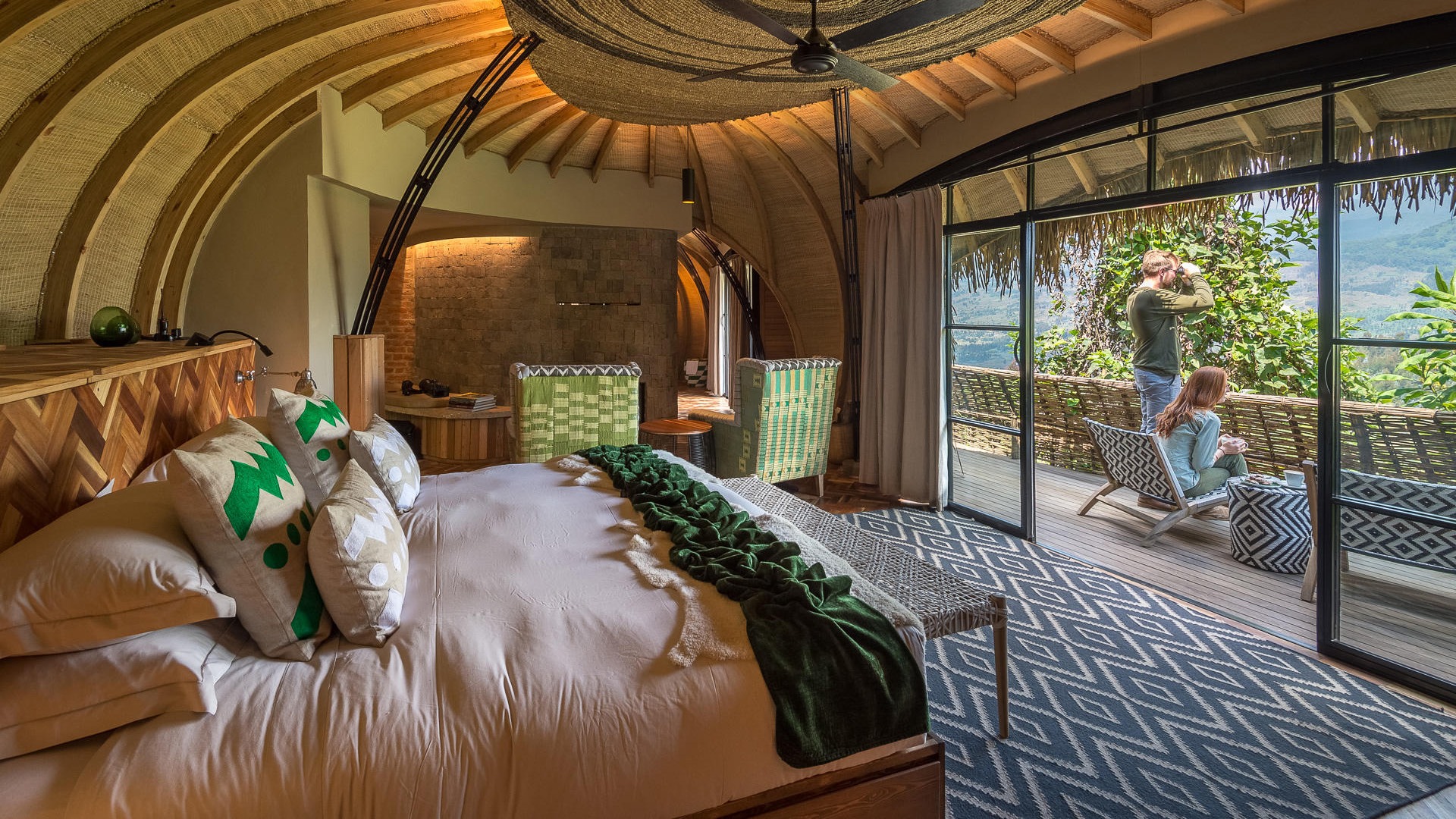 Bisate Lodge Bedroom