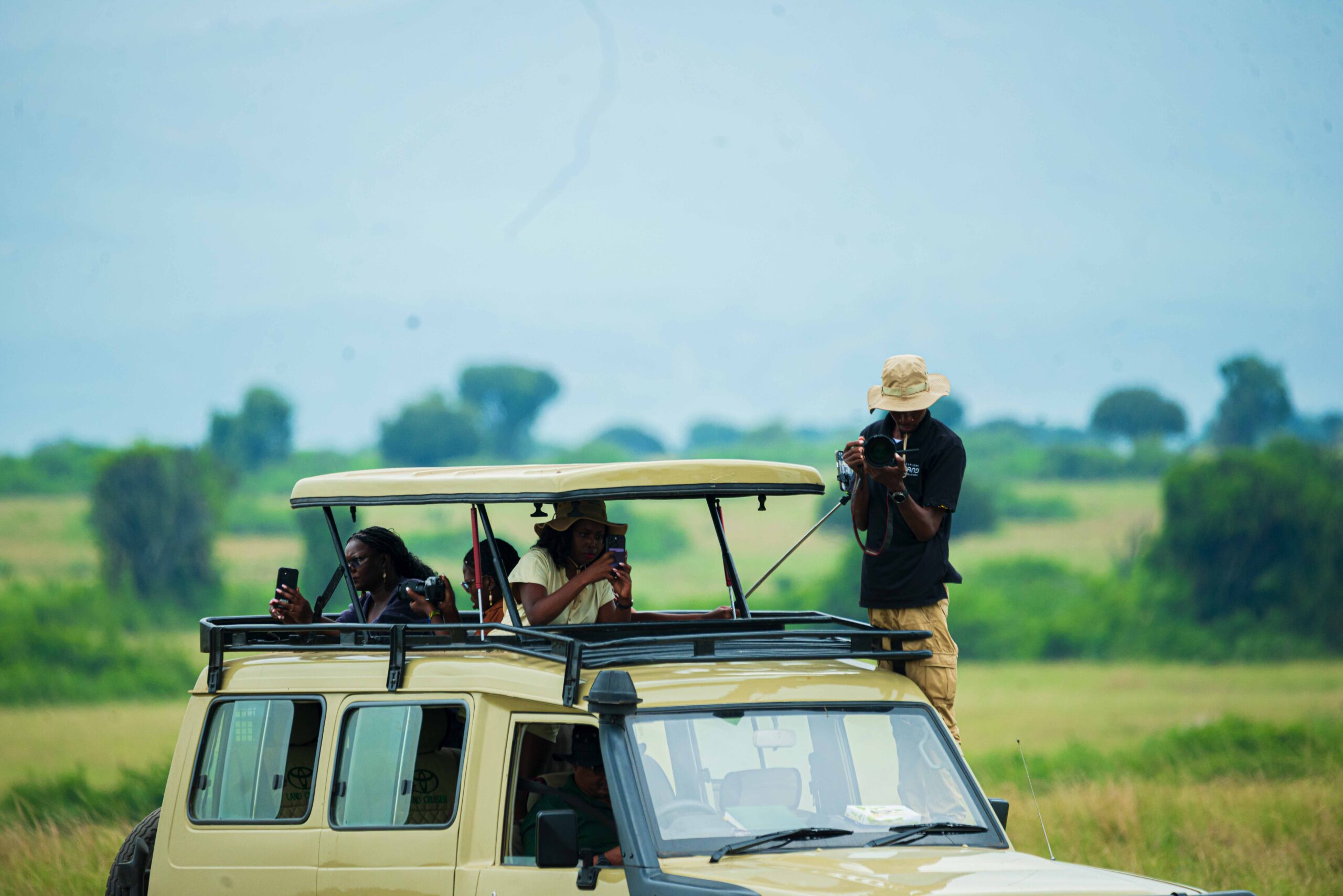 Enjoy a morning game drive in Queen Elizabeth National Park.