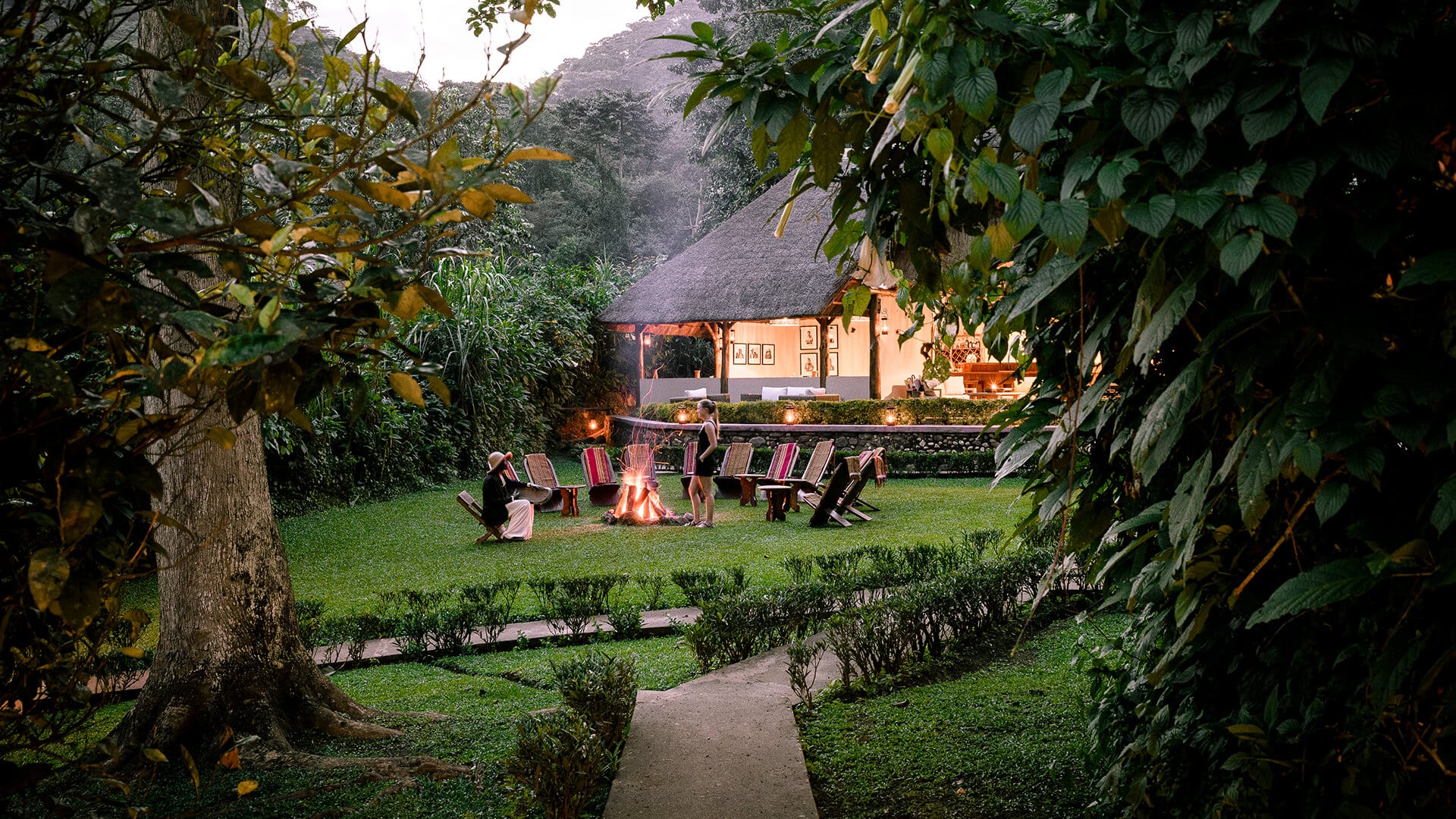 Sanctuary Gorilla Forest Camp luxury honeymoon safari lodge in Bwindi Uganda