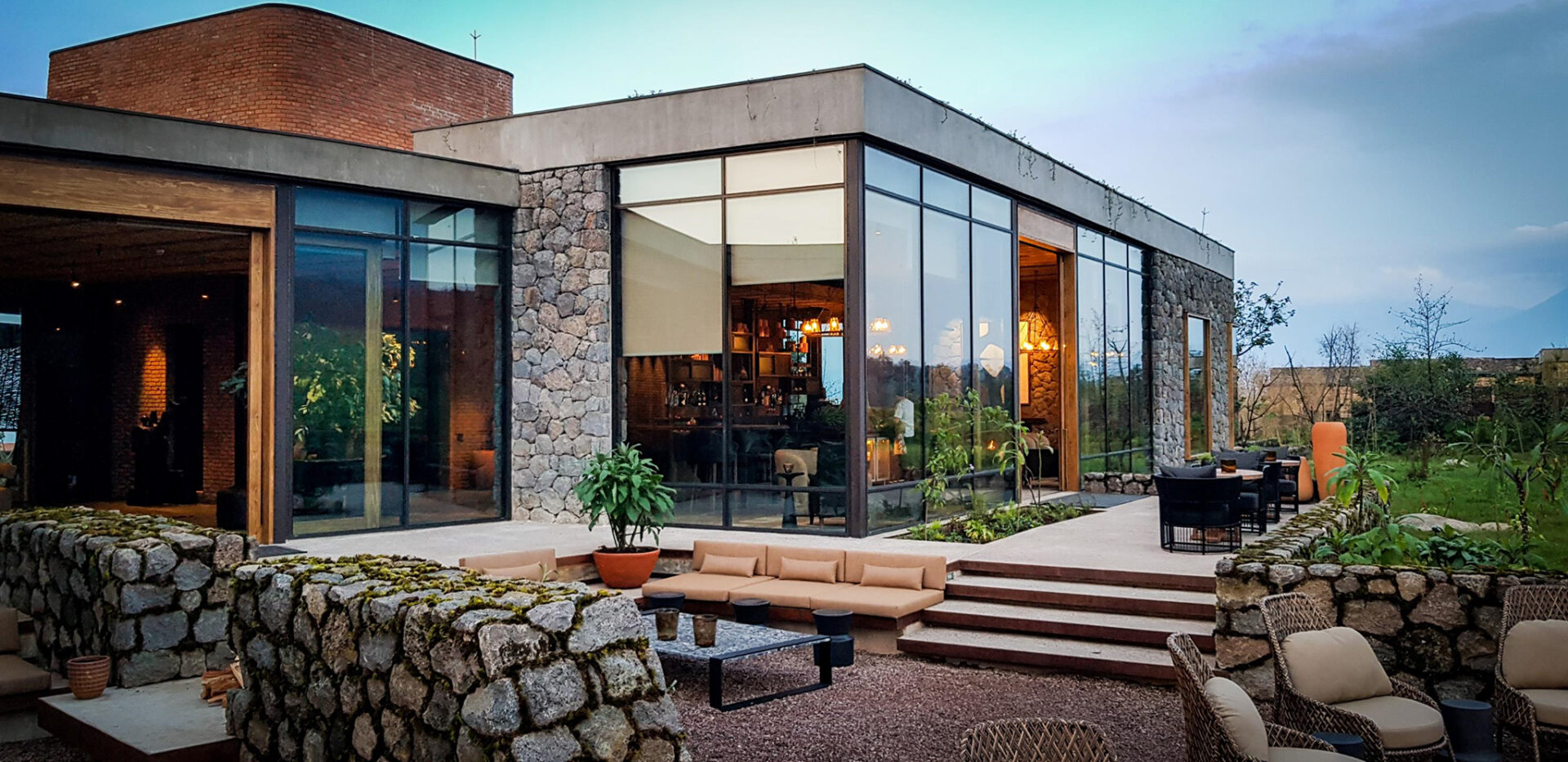 Singita Kwitonda Lodge verandah luxury Rwanda gorilla safari