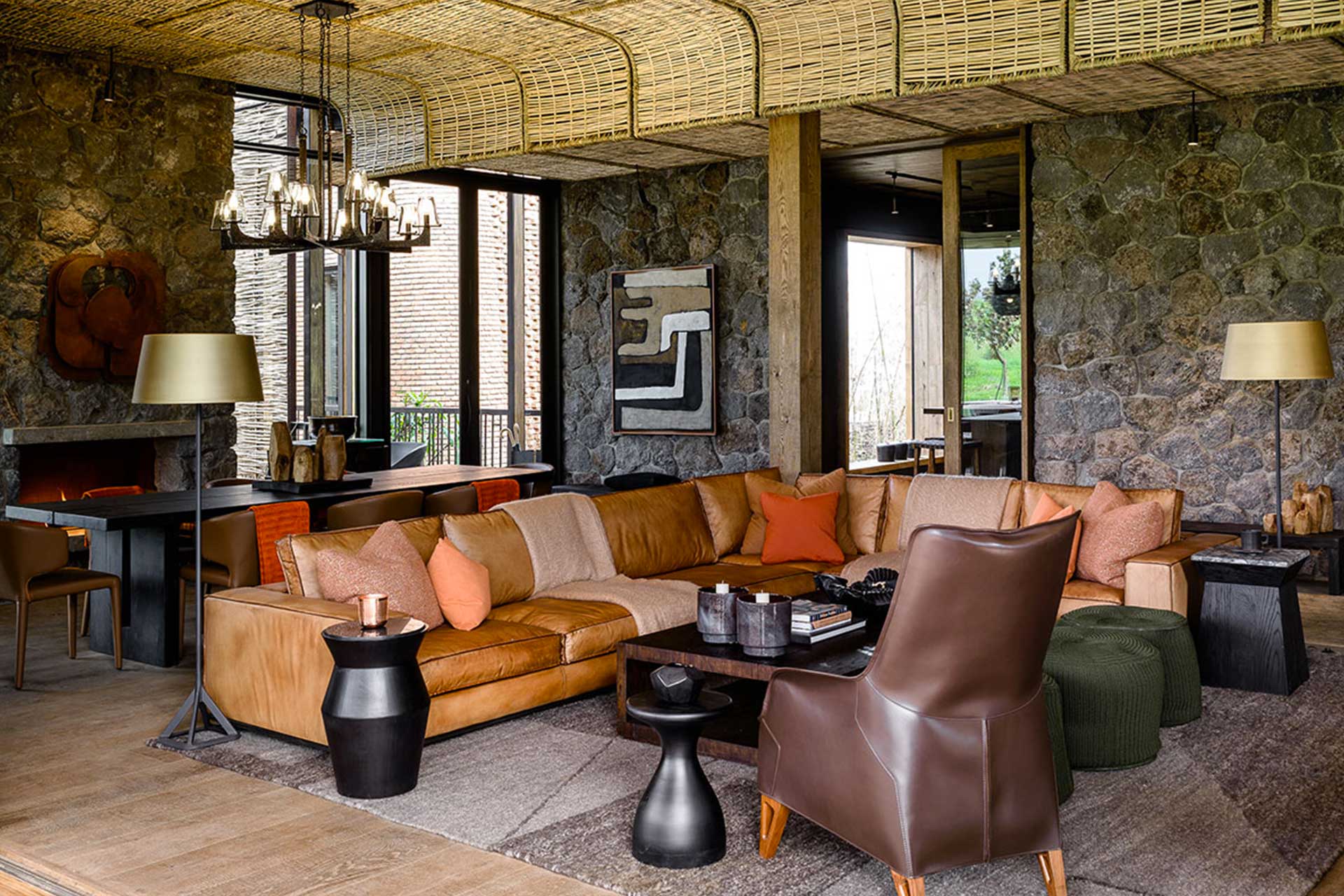 Singita Kwitonda Lodge interior luxury gorilla safari Rwanda