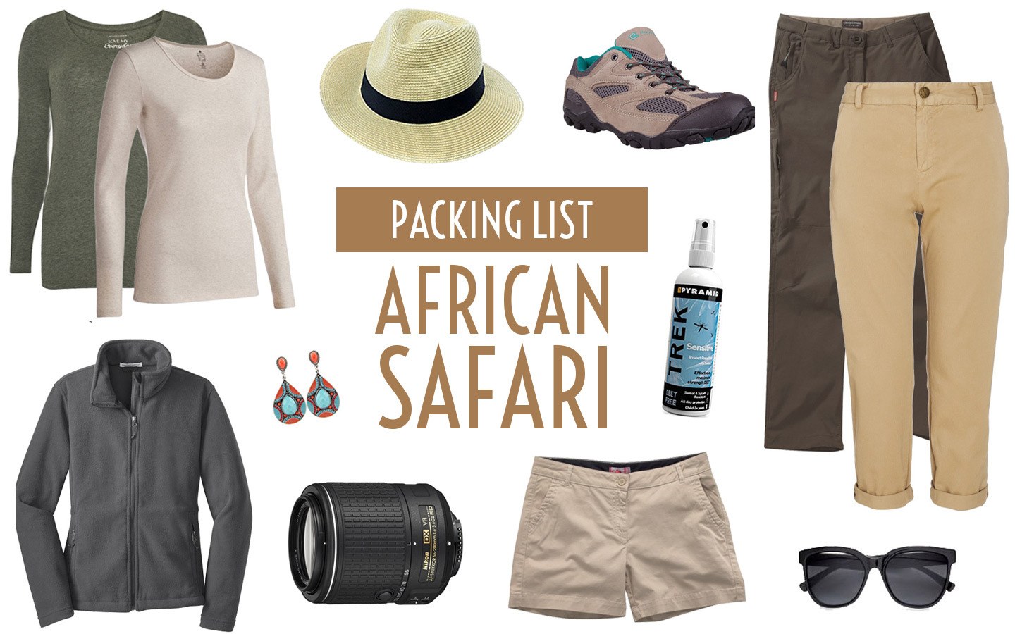 Safari honeymoon packing guide clothing ideas