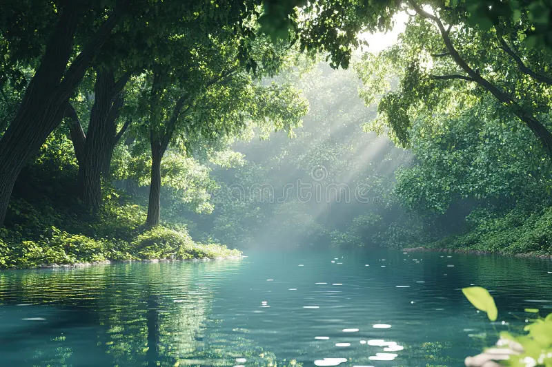 Serene Lake Escapes Peace and Intimacy