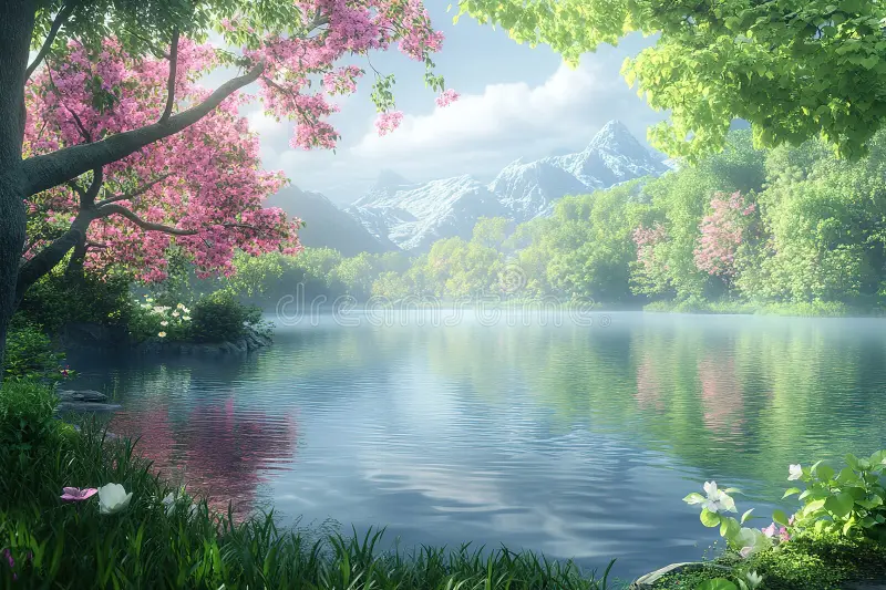 Serene Lake Escapes Peace and Intimacy