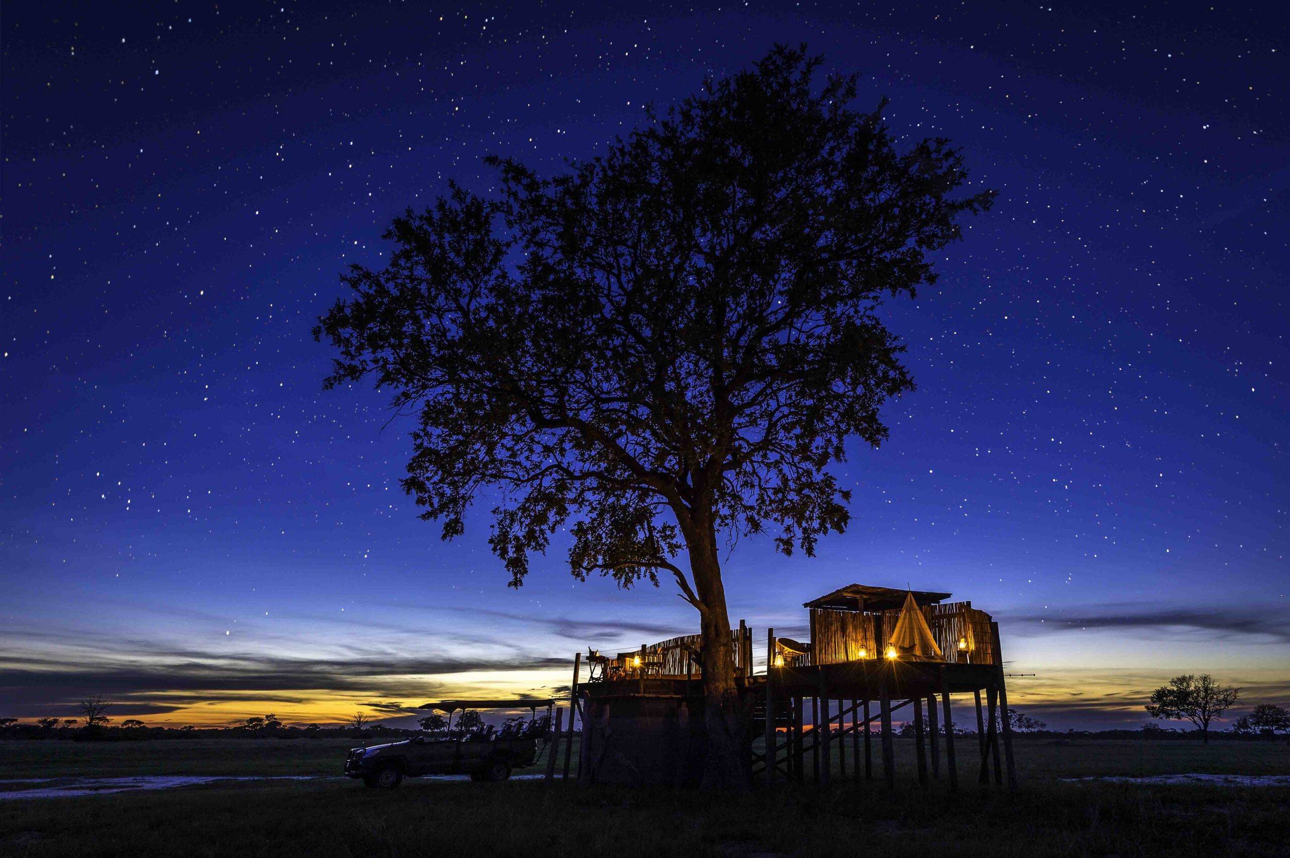 Luxury Candlelit Dinner Under the African Stars