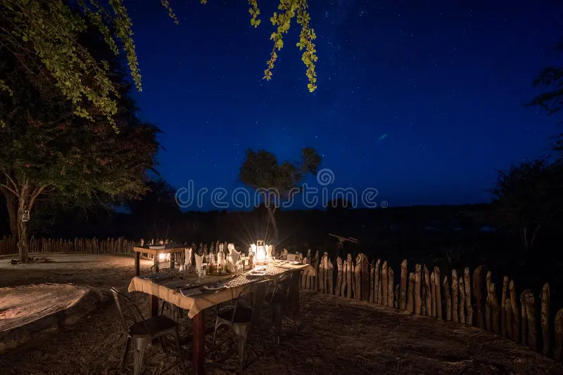 Candlelit Dinners Under African Stars