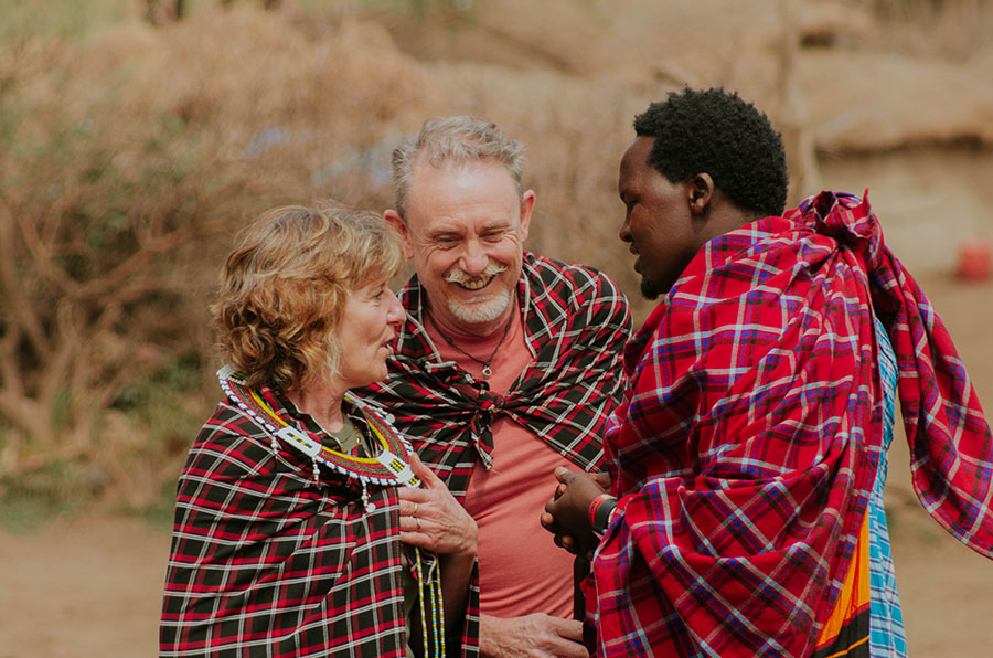 Couples Enjoying Authentic Cultural Experiences in Tanzania