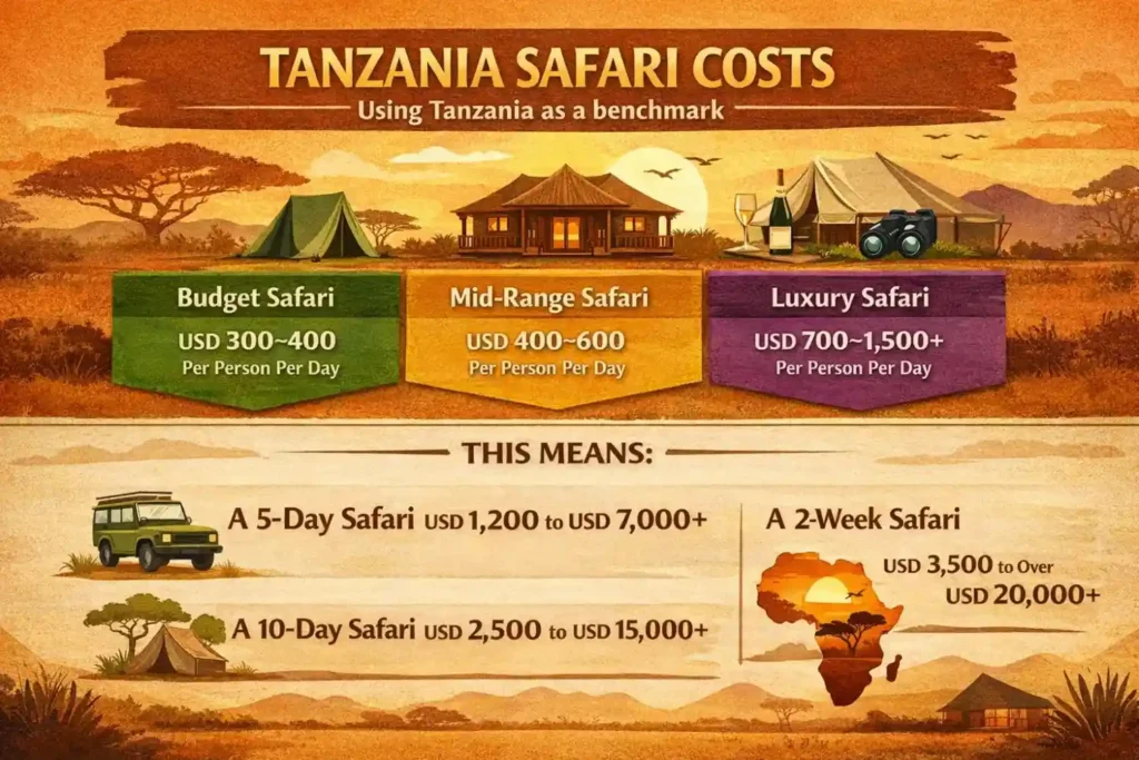 Tanzania Honeymoon Safari Cost Guide