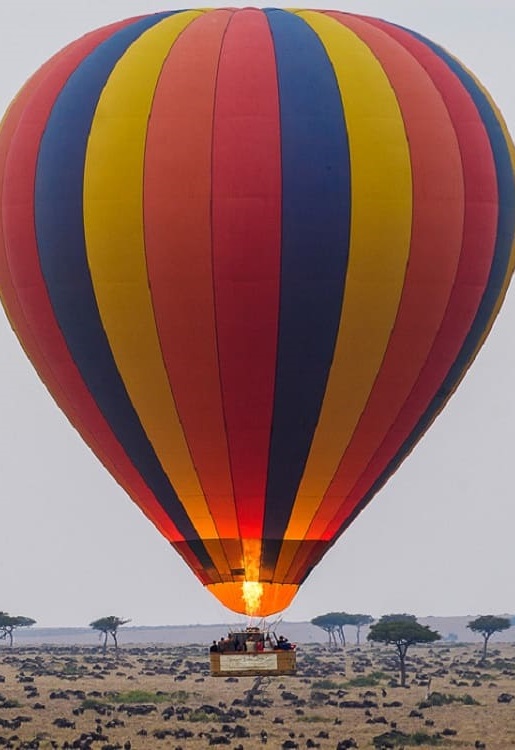 Luxury Hot Air Balloon Safari Over the Serengeti