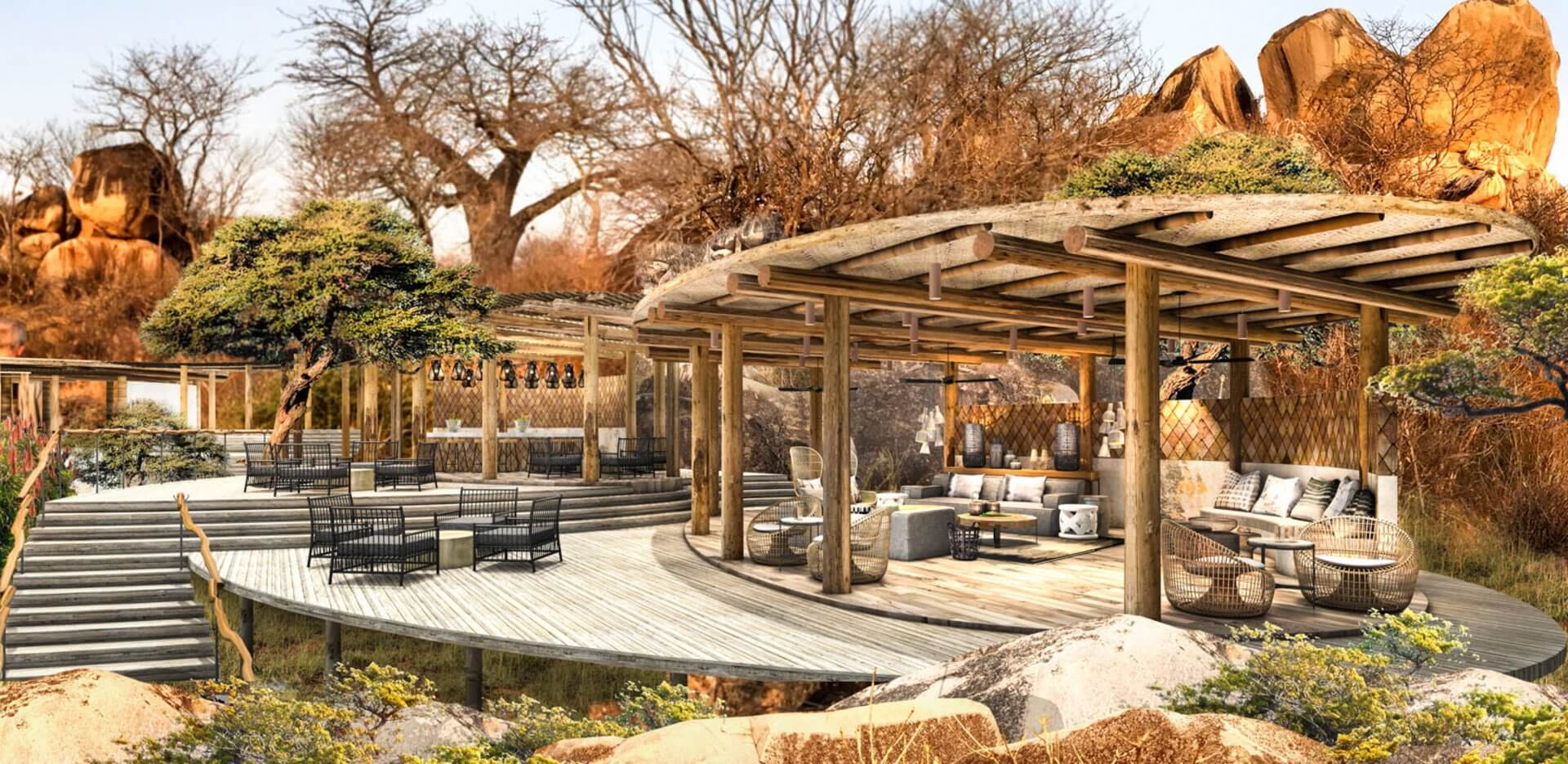 Jabali Ridge is one of the most luxurious safari camps in Ruaha National Park, offering couples an exclusive escape into one of Tanzania's mos