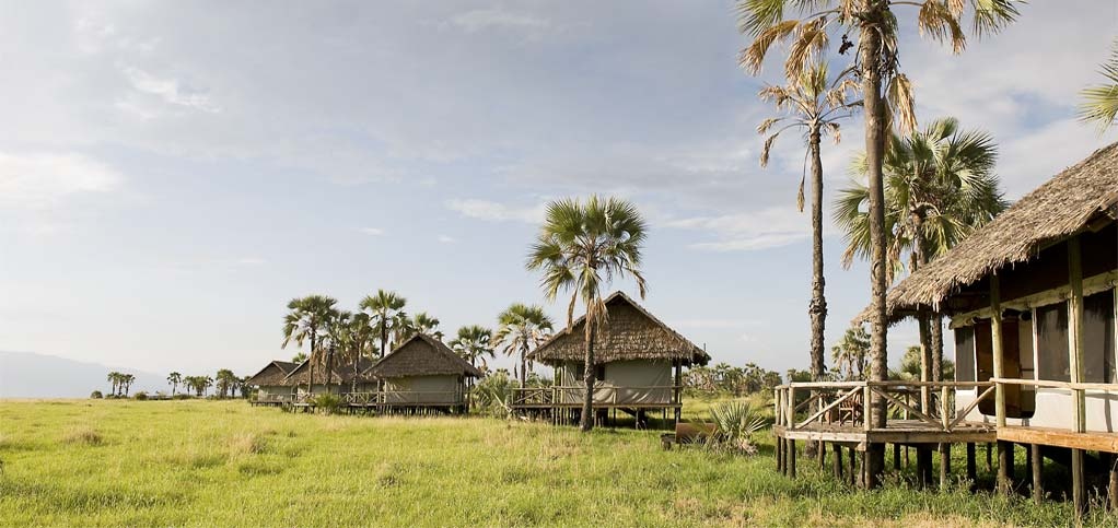 Situated between Tarangire National Park and Lake Manyara National Park, Maramboi Tented Lodge provides luxury tented accommodation