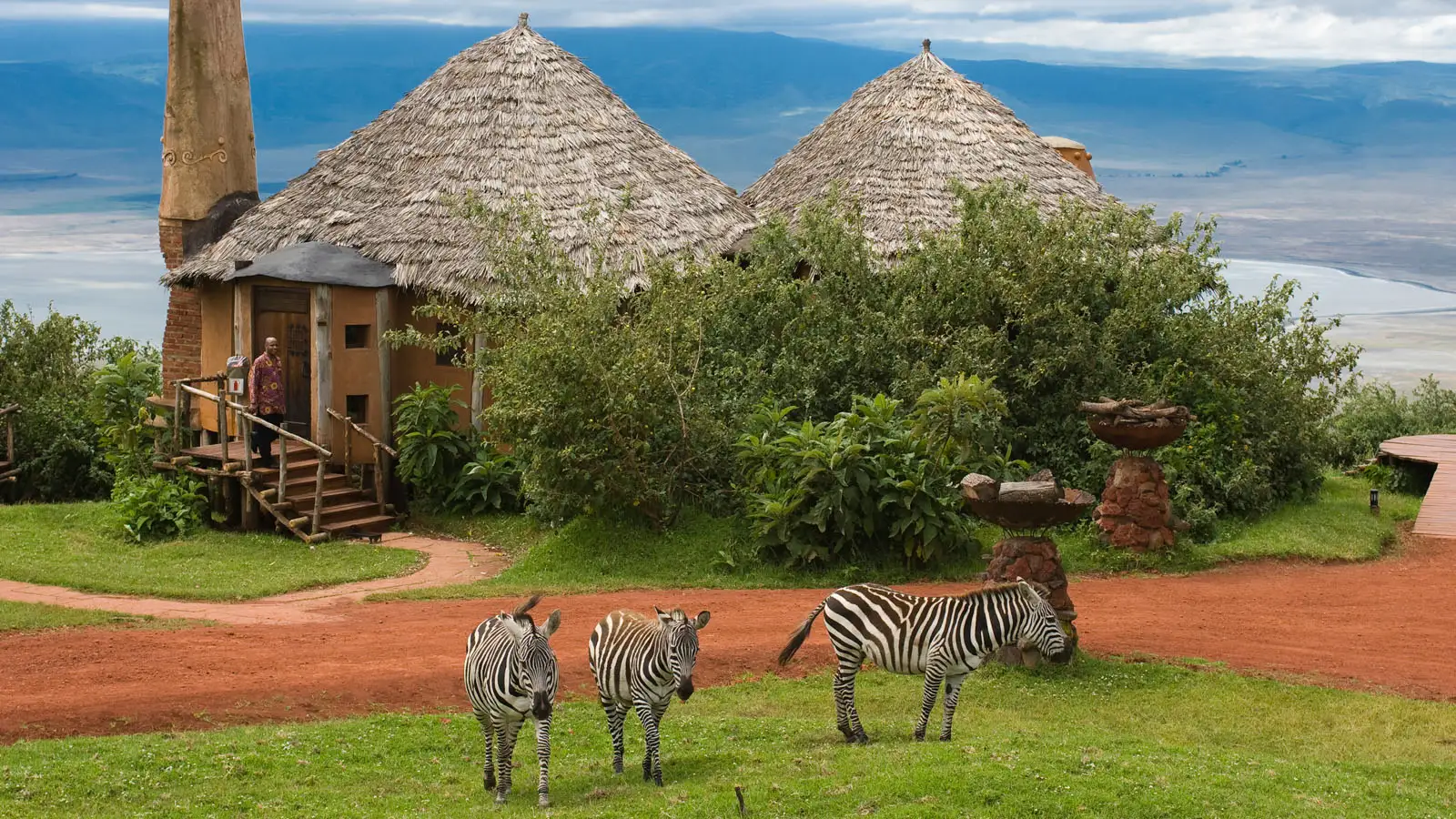 Often described as one of Africa's most beautiful safari lodges, Ngorongoro Crater Lodge combines extravagant