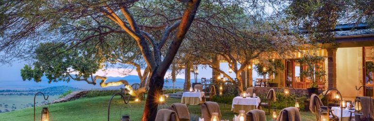 Perched on a hill within the exclusive Grumeti Reserve, Singita Sasakwa